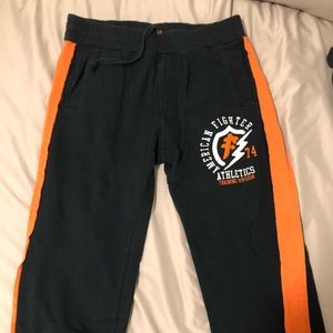 Affliction American fighter track pants